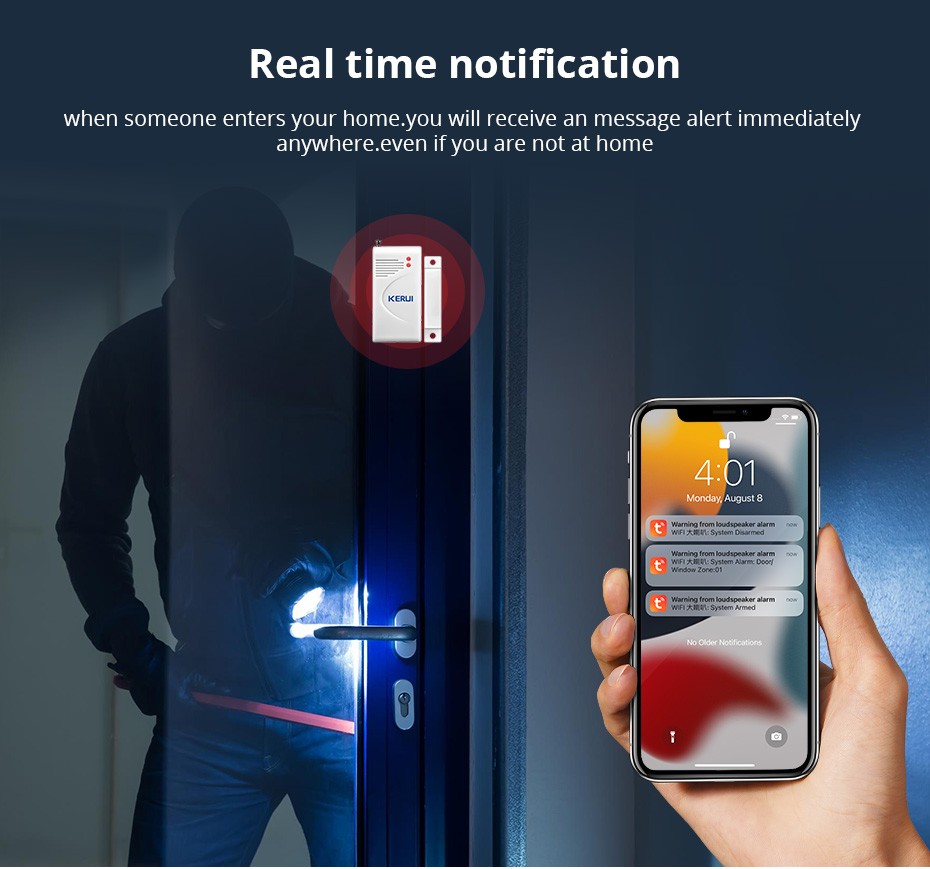 KERUI 투야 와이파이 시끄러운 스피커, 높은 데시벨 - Home Security No Wifi 리뷰 및 가격