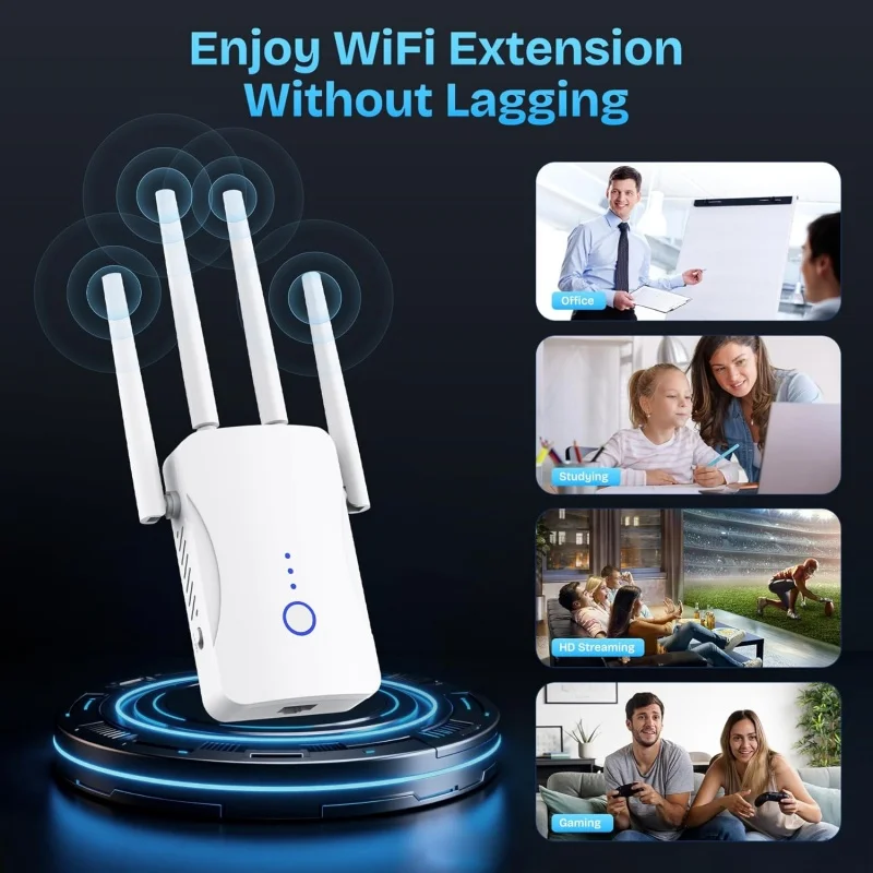 2.4G/5GHz 듀얼 밴드 와이파이 리피터 1200M - Home Security No Wifi 리뷰 및 가격