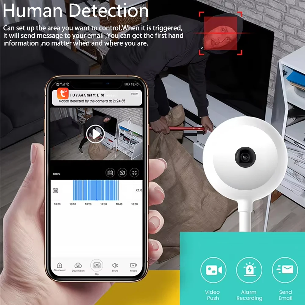 5MP 투야 듀들 WiFi USB 플러드 라이트 카메라 - Home Security Flood Lights 리뷰 및 가격