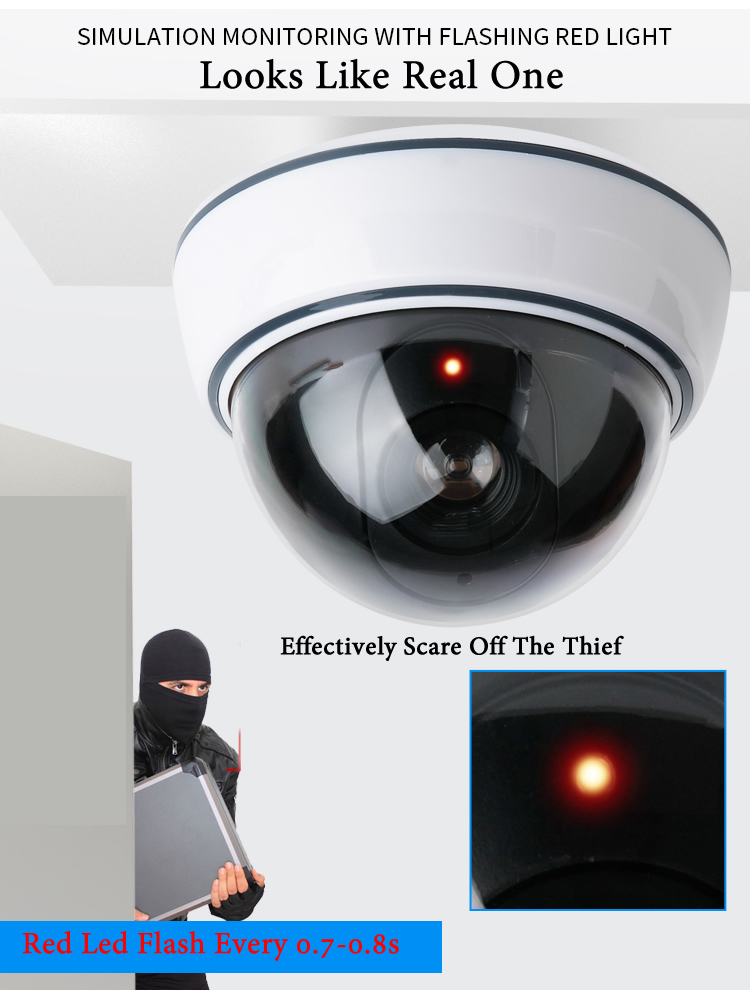 크리 에이 티브 블랙/화이트 가짜 돔 카메라 시뮬레이션 - Home Security Tech 리뷰 및 가격